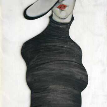 Femme chapeau